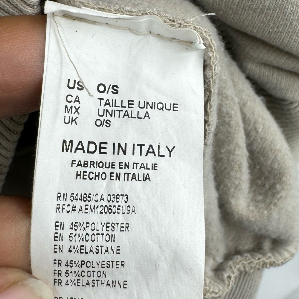 American Eagle Don’t Ask Why Faux Pearl Dolman Sleeve Sweatshirt One Size - Picture 8 of 8